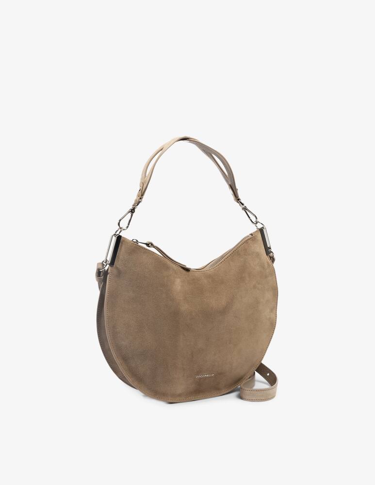 rinascente Coccinelle Bora hobo M in Sunup suede