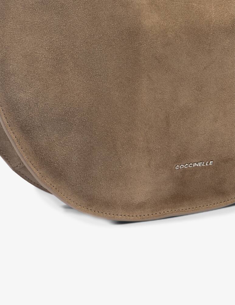 rinascente Coccinelle Bora hobo M in Sunup suede