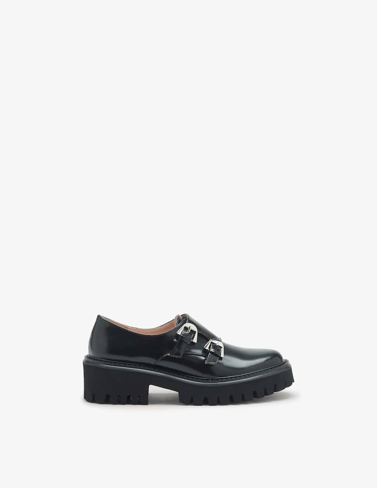 Coccinelle Stringate carro 2fibbie Lord monk - immagine 1 Coccinelle Stringate carro 2fibbie Lord monk - immagine 1