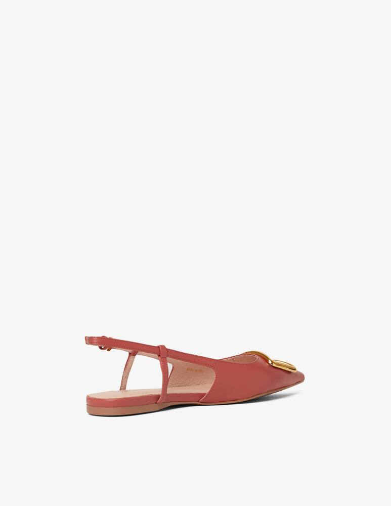 rinascente Coccinelle Himma leather slingback