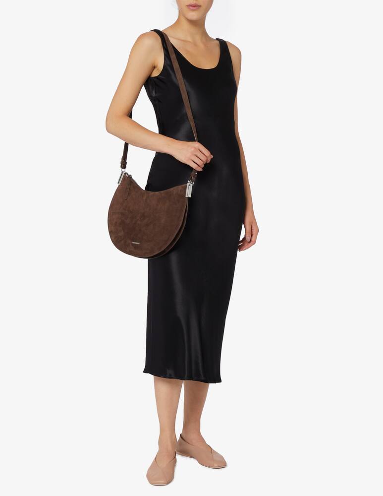 rinascente Coccinelle Bora hobo M in Sunup suede