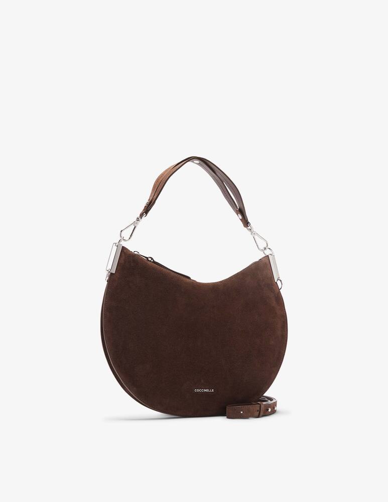 rinascente Coccinelle Bora hobo M in Sunup suede