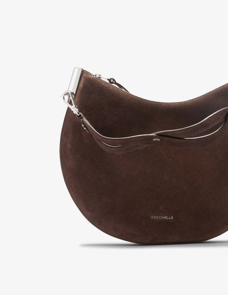 rinascente Coccinelle Bora hobo M in Sunup suede