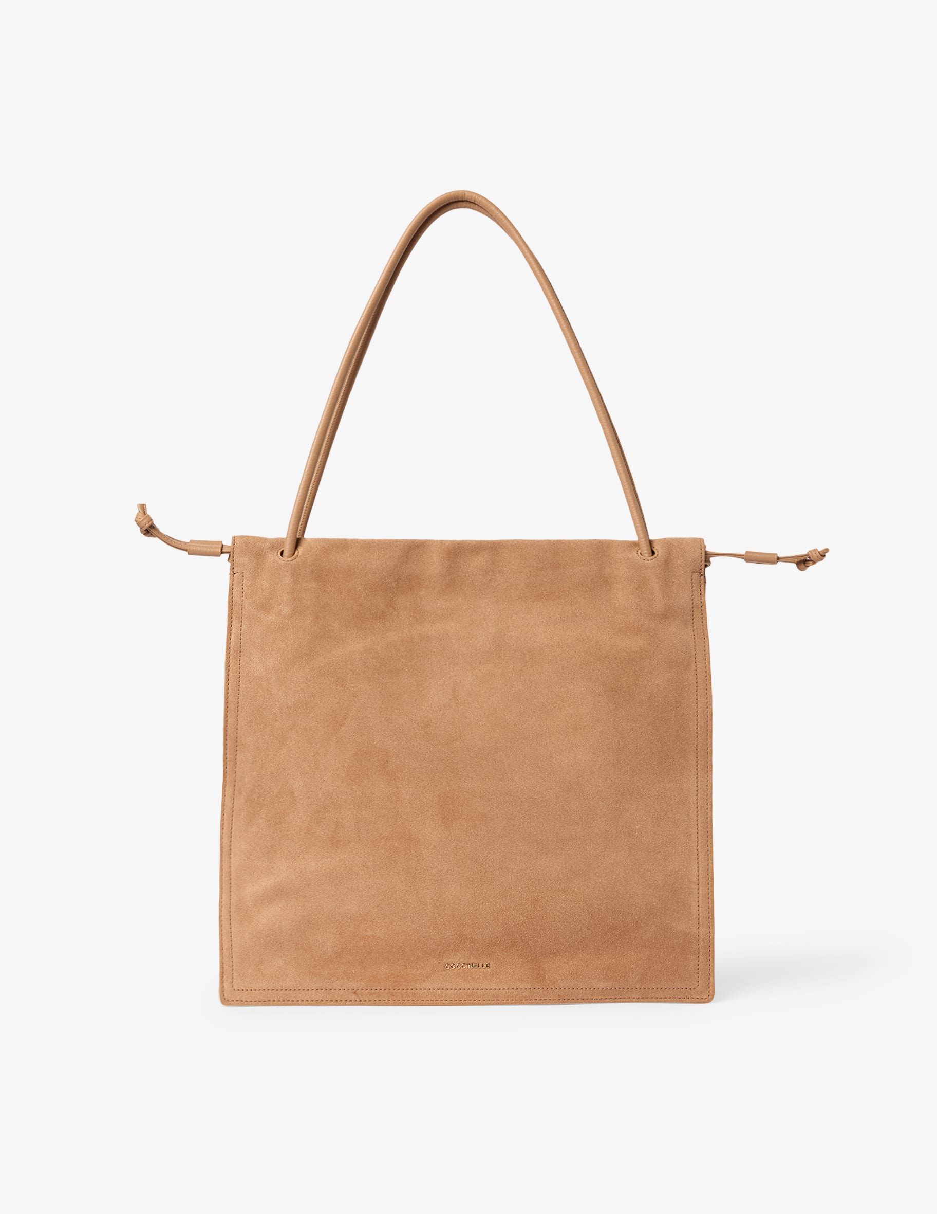 Borsa A Spalla Coccinelle Dulse In Suede - Made In Italy | 38x23x10 Cm, Pelle Di Mucca E Interno Cotone - Foto 4