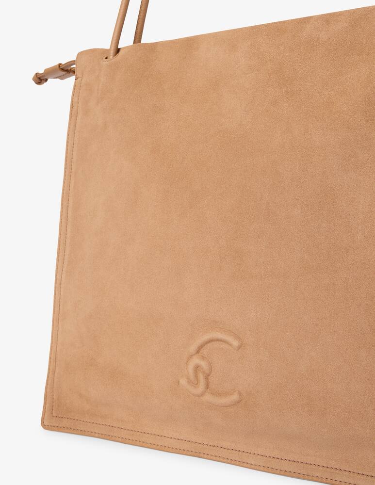 rinascente Coccinelle Dulse suede shopper bag