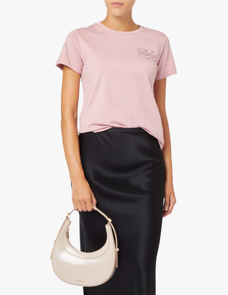 rinascente Coccinelle Whisper S half moon bag