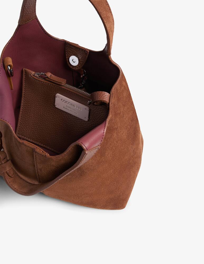 rinascente Coccinelle Mini suede C-EAST tote bag