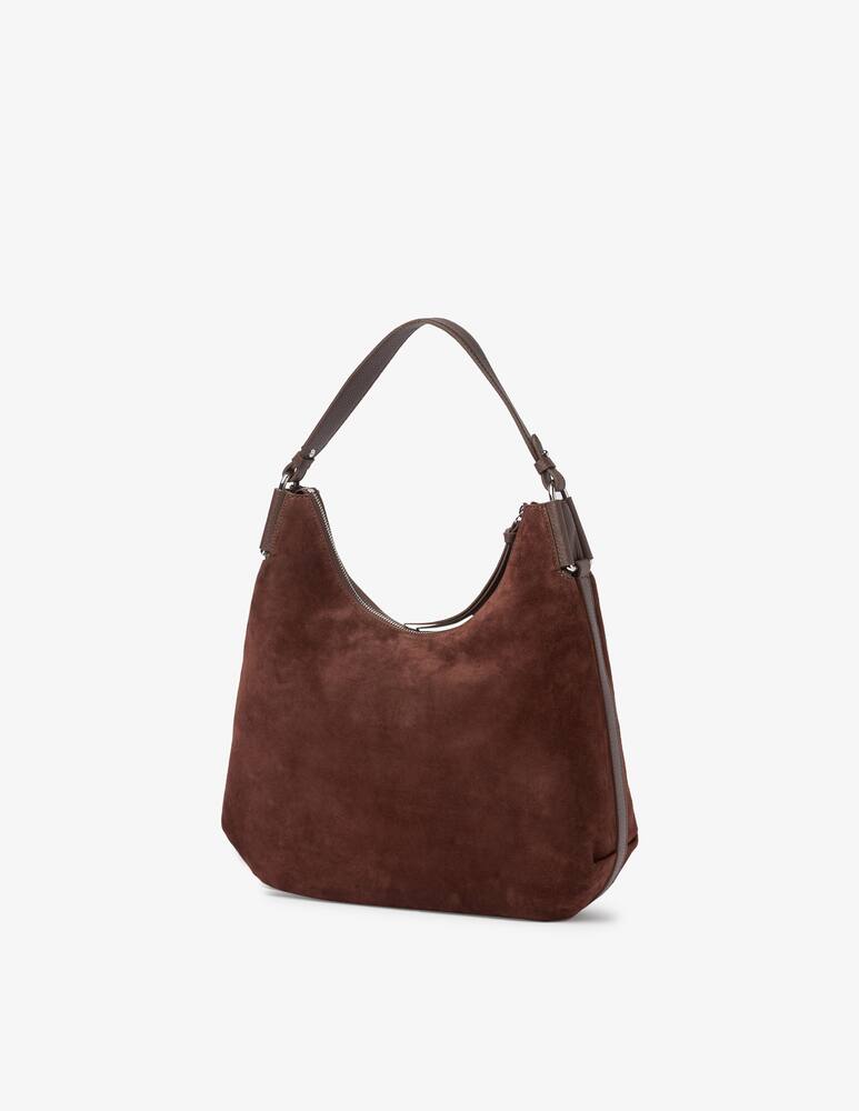 rinascente Coccinelle Rebekka L suede hobo bag