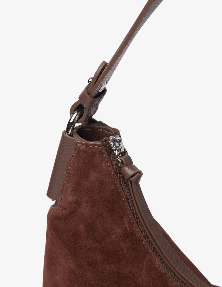 Coccinelle Borsa a spalla in suede Rebekka L - immagine 4