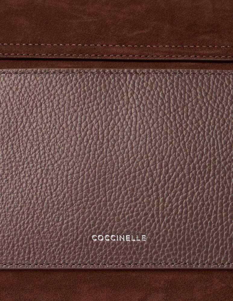 rinascente Coccinelle Nikla suede handbag with shoulder strap