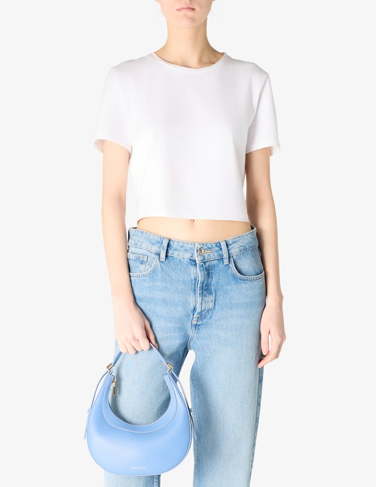 rinascente Coccinelle Whisper half moon bag