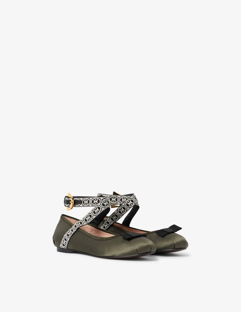 rinascente Coccinelle Ballerine in seta Beatriz