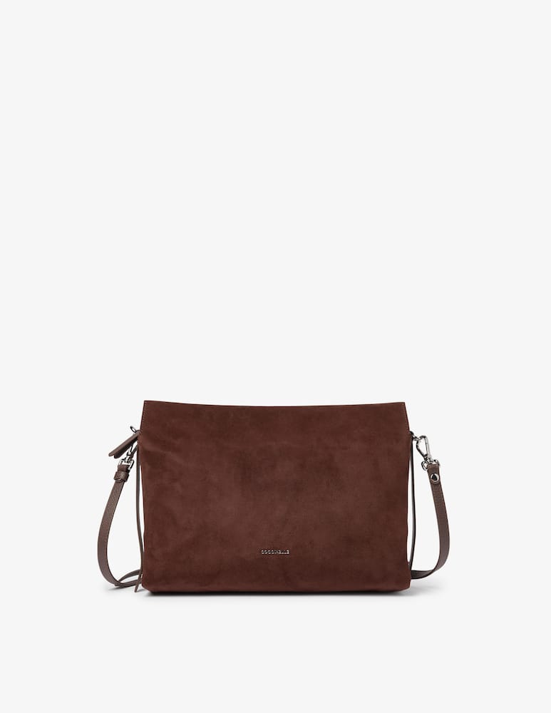 rinascente Coccinelle Boheme M suede shoulder bag