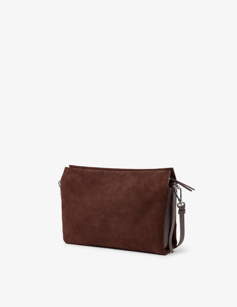 rinascente Coccinelle Boheme M suede shoulder bag