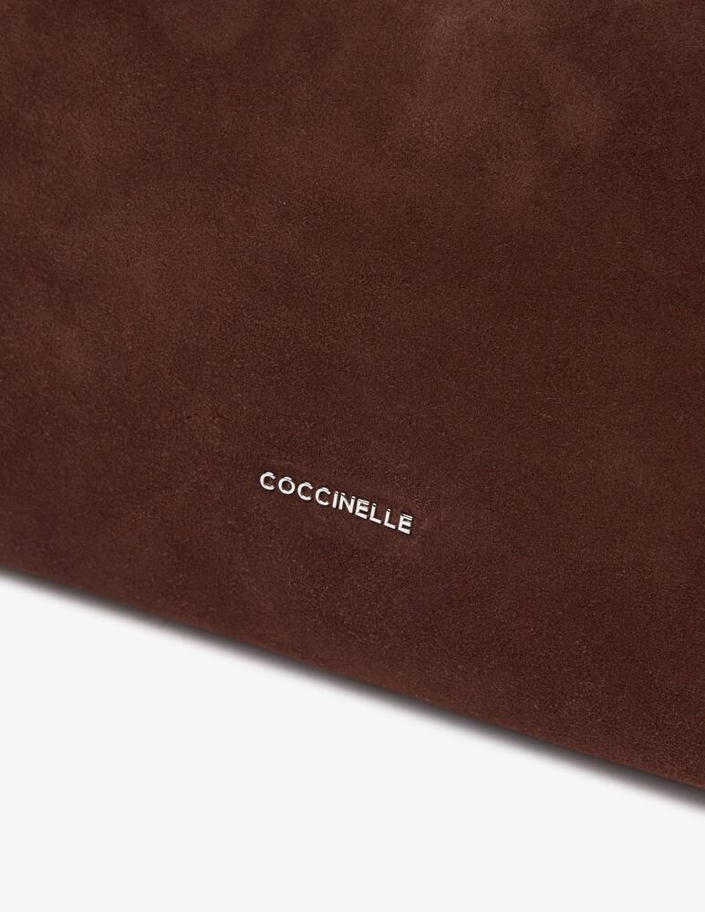 rinascente Coccinelle Boheme S suede shoulder bag