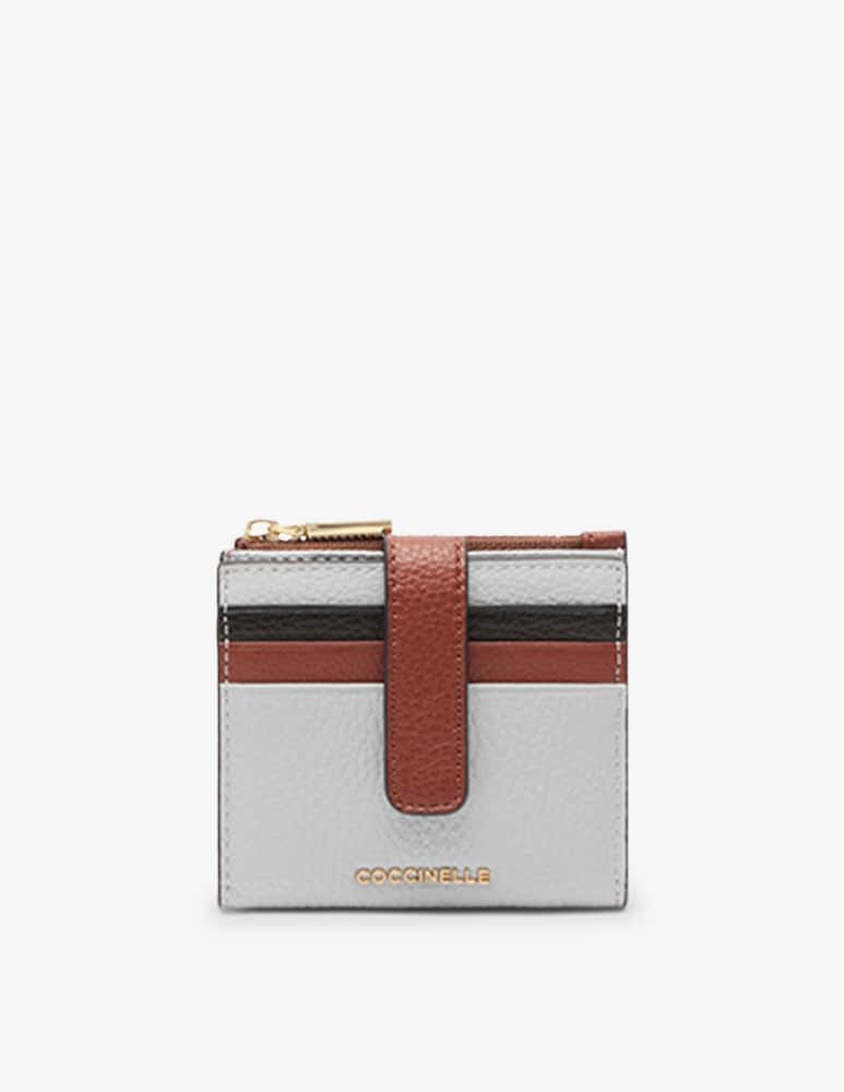rinascente Coccinelle Tricolor leather wallet