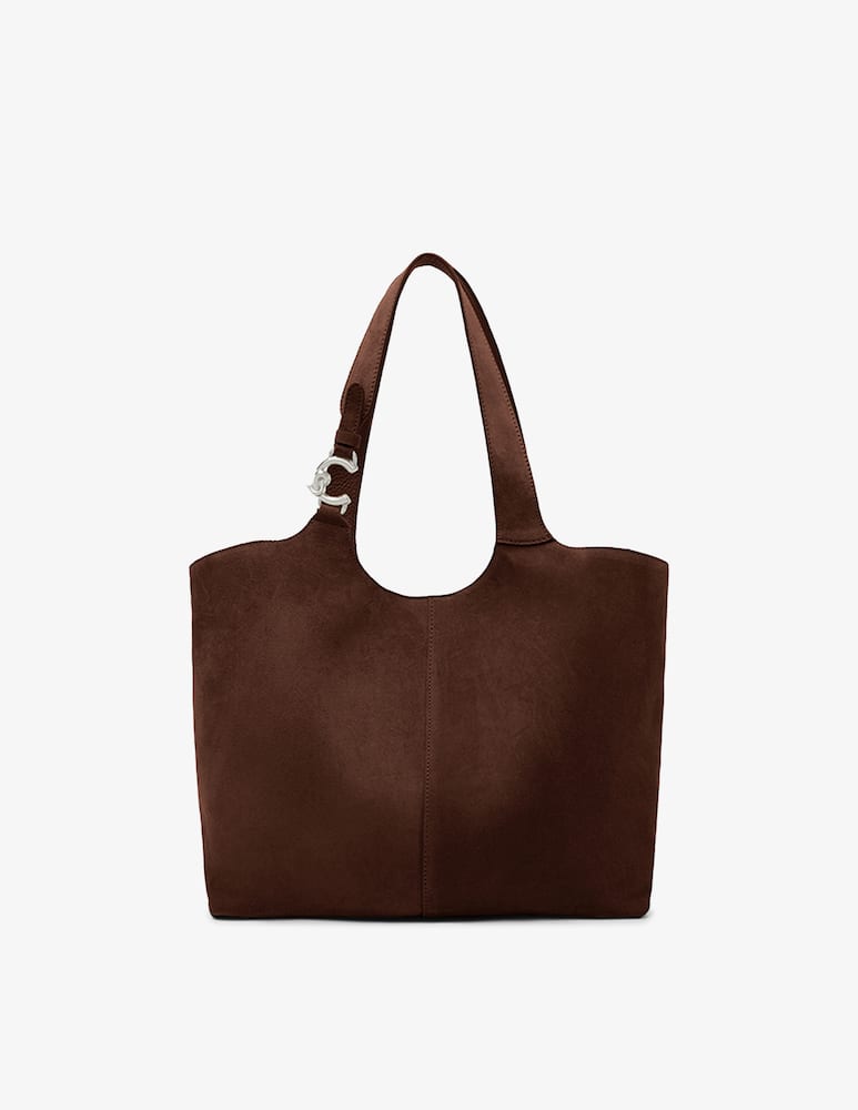 rinascente Coccinelle Borsa shopper in suede C-Easy L