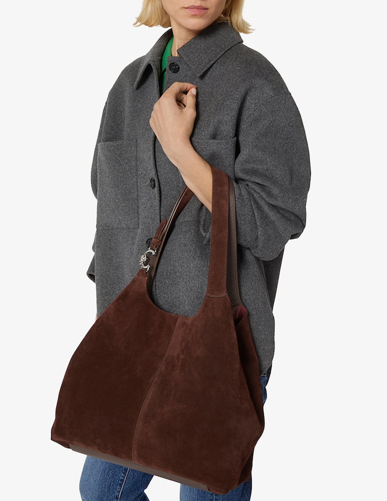 rinascente Coccinelle Borsa shopper in suede C-Easy L