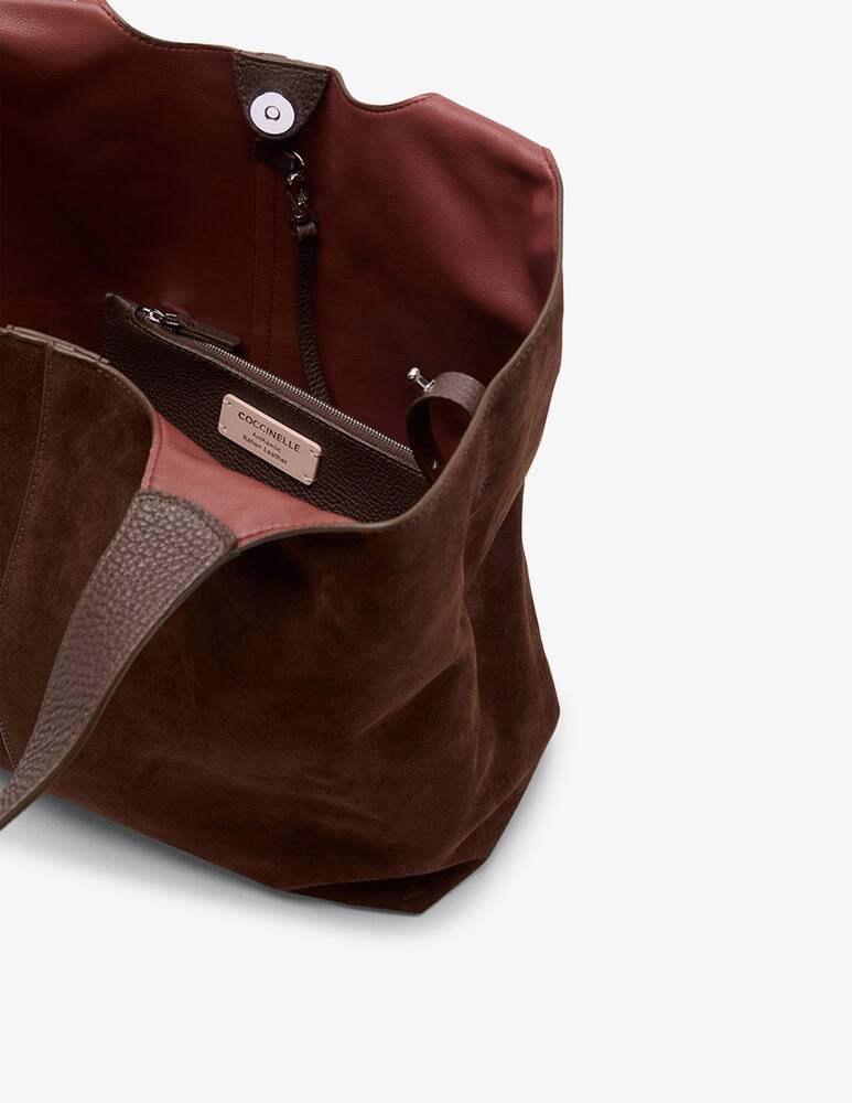 rinascente Coccinelle Borsa shopper in suede C-Easy L