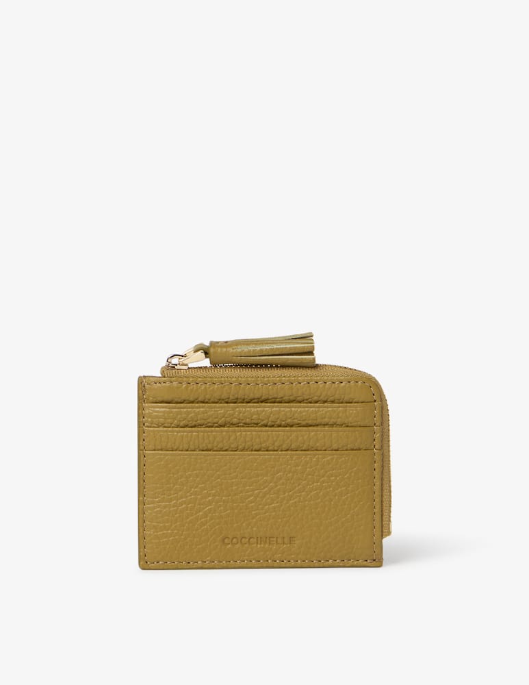 Coccinelle Tassel zip card holder - picture 1 Coccinelle Tassel zip card holder - picture 1