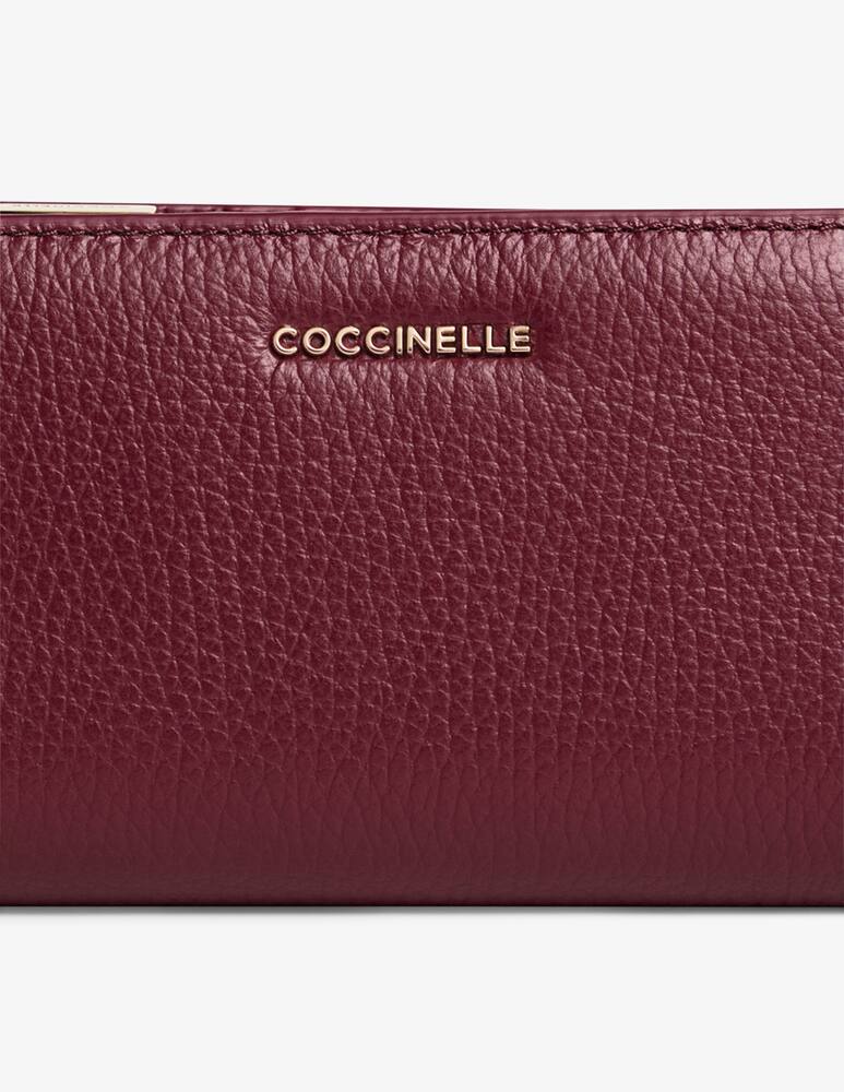 rinascente Coccinelle Metallict Soft trifold wallet