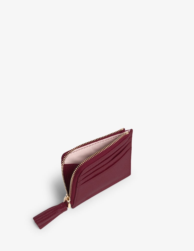 rinascente Coccinelle Tassel zip cardholder