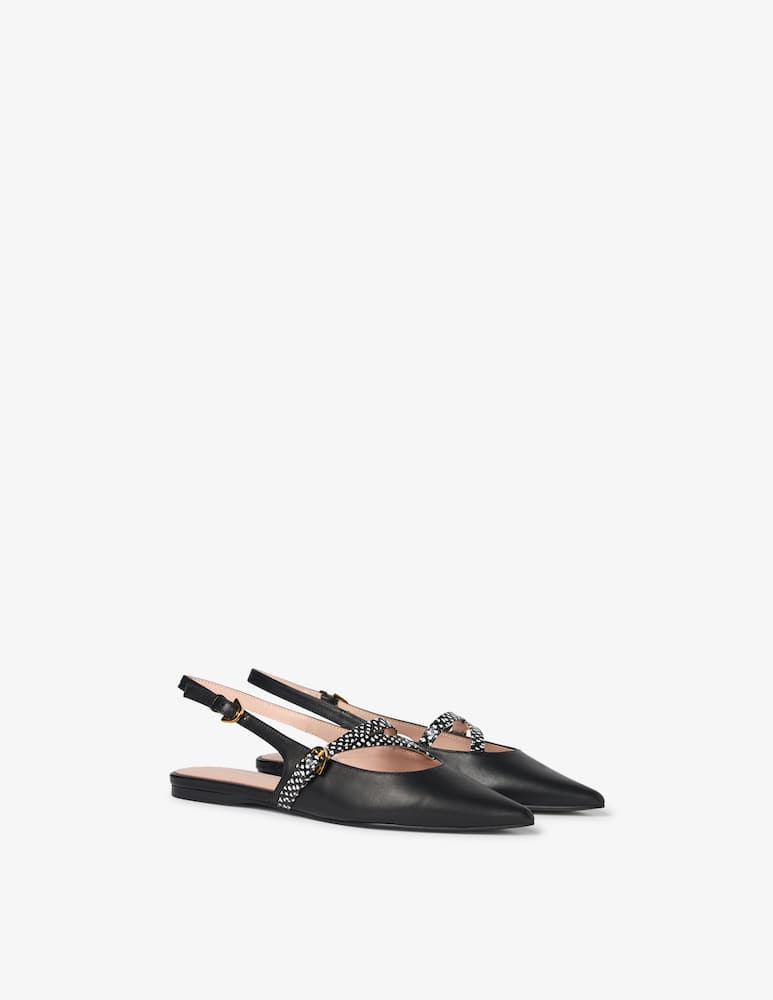 rinascente Coccinelle Ballerine slingback Ginko