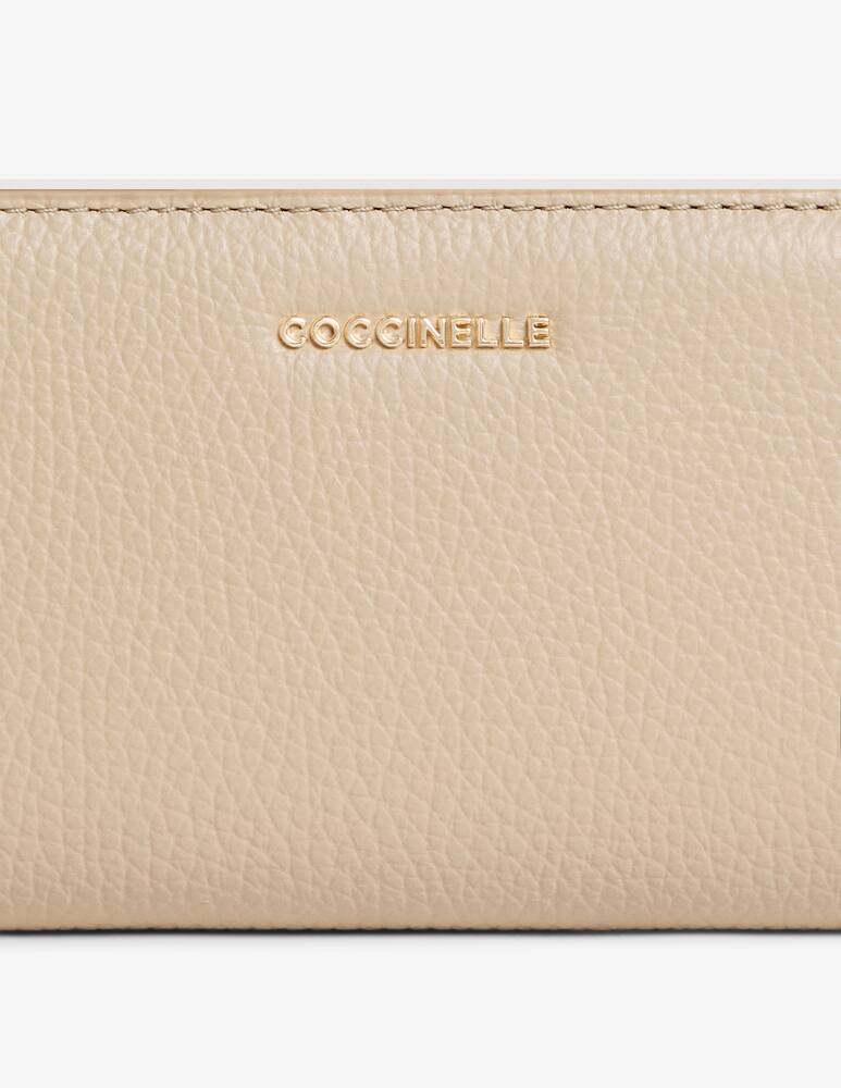 rinascente Coccinelle Metallic Soft M wallet