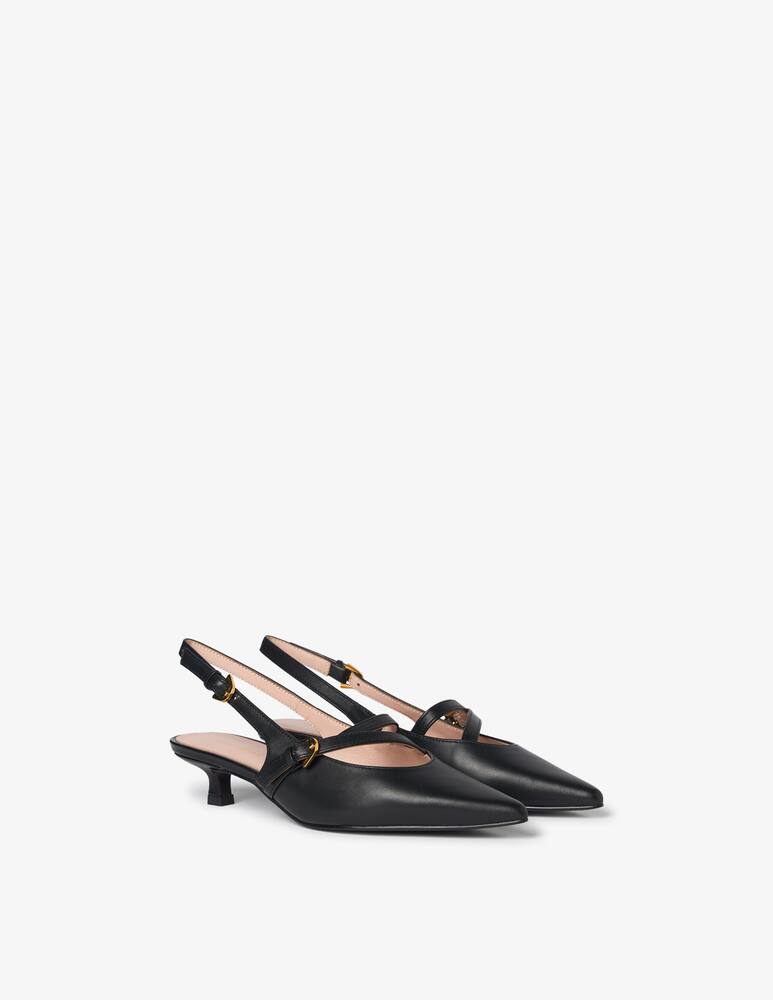 Coccinelle Ginko slingback cross strap heel - picture 2 Coccinelle Ginko slingback cross strap heel - picture 2