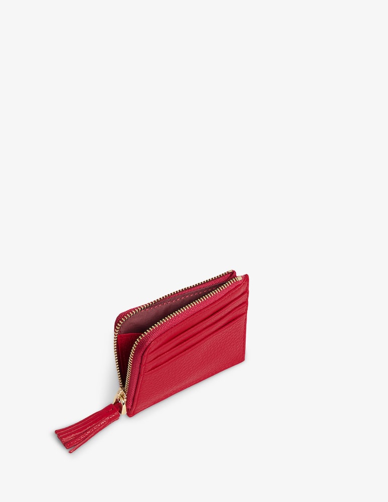 rinascente Coccinelle Tassel zip cardholder