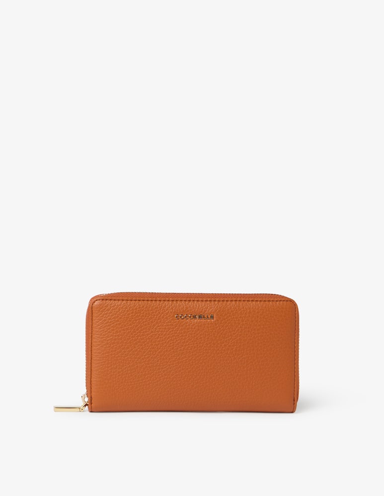 rinascente Coccinelle Metallic Soft L ziparound wallet