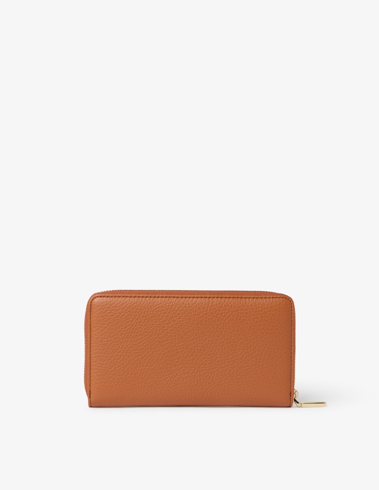 rinascente Coccinelle Metallic Soft L ziparound wallet
