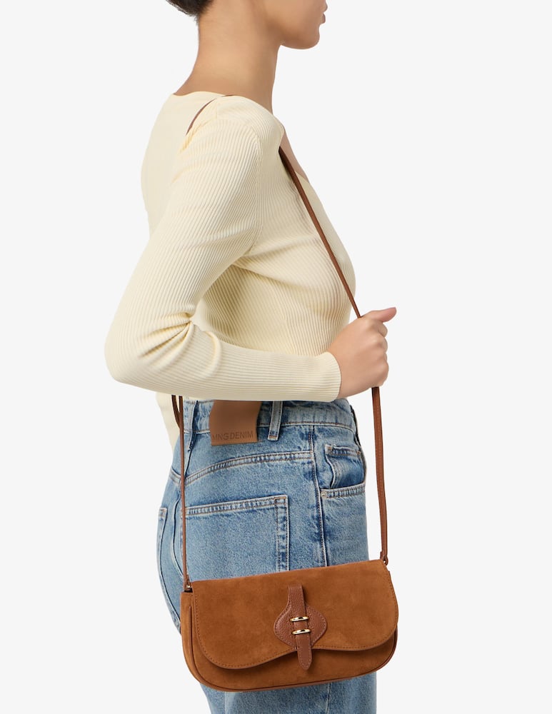 rinascente Coccinelle Borsa a tracolla Mavery Mini in camoscio