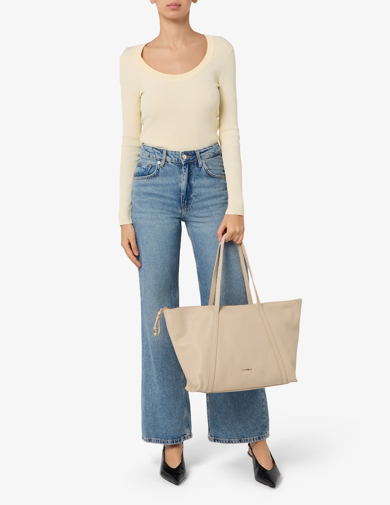 rinascente Coccinelle Borsa shopper con zip Nory