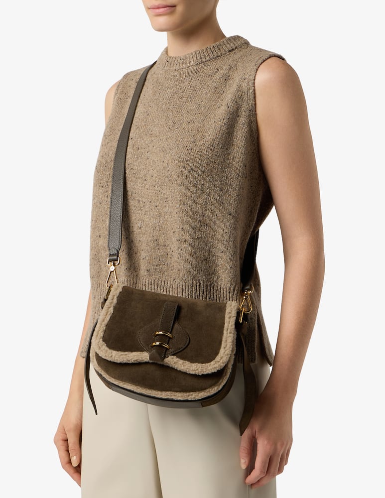 rinascente Coccinelle Borsa a spalla in suede Mavery