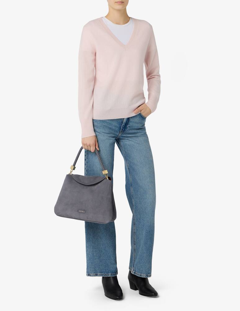rinascente Coccinelle Borsa a mano in suede Tiggy L