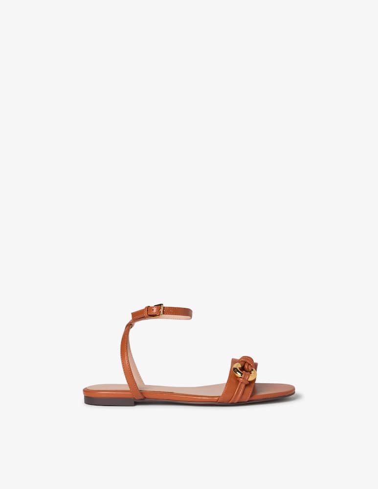 Coccinelle Finn flat leather sandals - picture 1 Coccinelle Finn flat leather sandals - picture 1