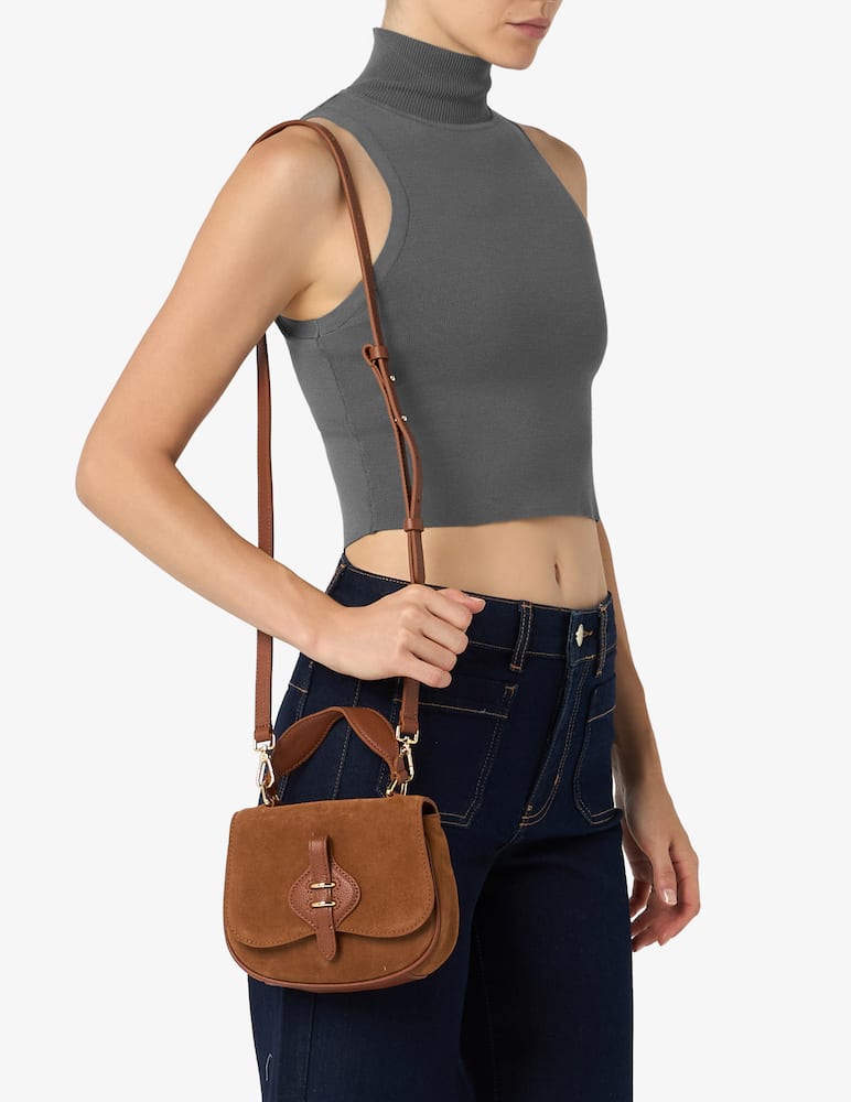 rinascente Coccinelle Borsa a tracolla in suede Mavery