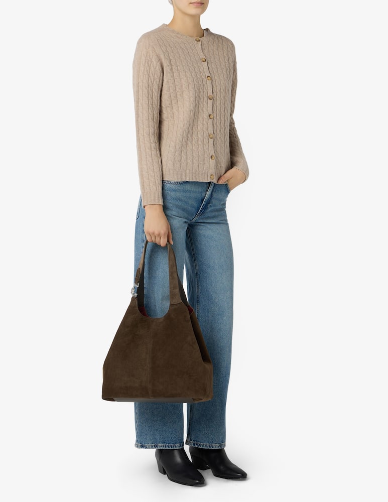 rinascente Coccinelle Suede shoulder bag C-Easy