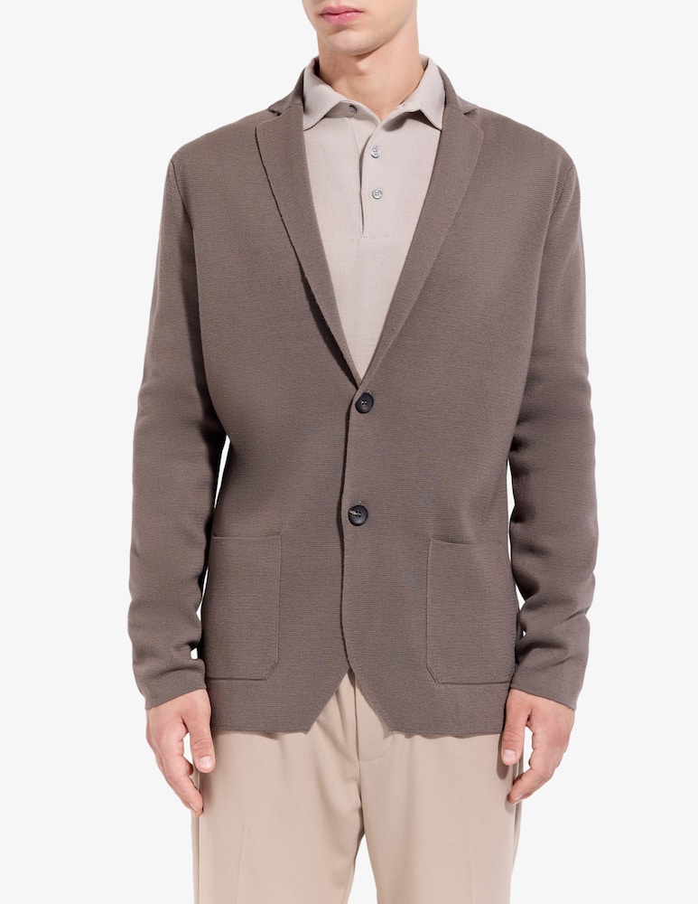 rinascente Filippo De Laurentiis Giacca monopetto punto Milano in lana