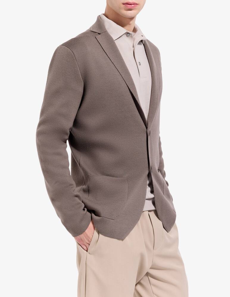 rinascente Filippo De Laurentiis Giacca monopetto punto Milano in lana