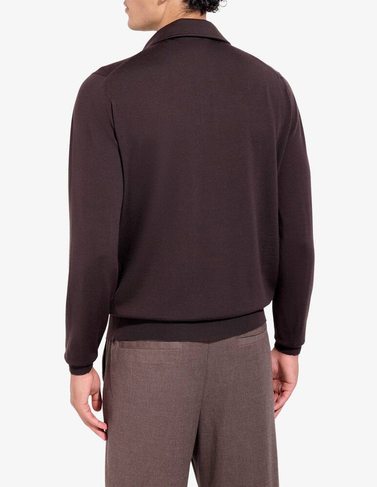 rinascente Filippo De Laurentiis Merino long sleeve polo