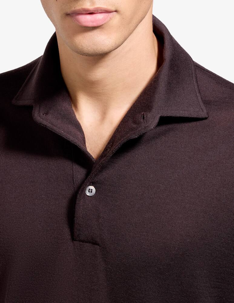 Filippo De Laurentiis Merino long sleeve polo - picture 4 Filippo De Laurentiis Merino long sleeve polo - picture 4