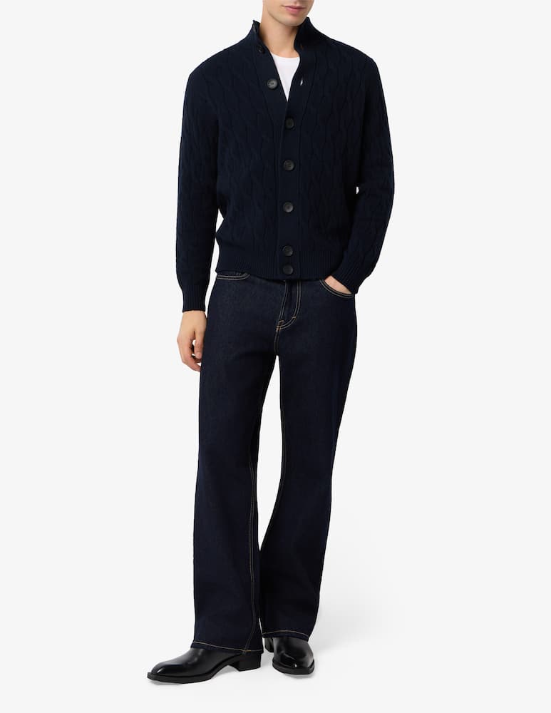 rinascente Filippo De Laurentiis Cardigan bottoni treccia