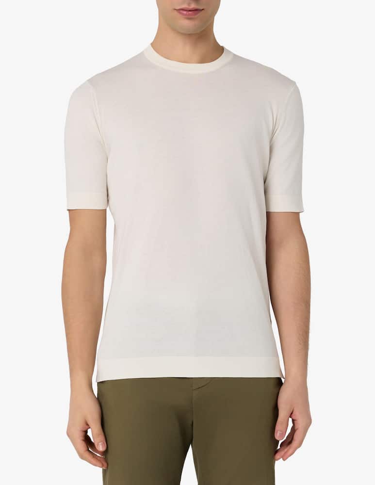 Filippo De Laurentiis T-shirt fit dritto crepe - immagine 1 Filippo De Laurentiis T-shirt fit dritto crepe - immagine 1