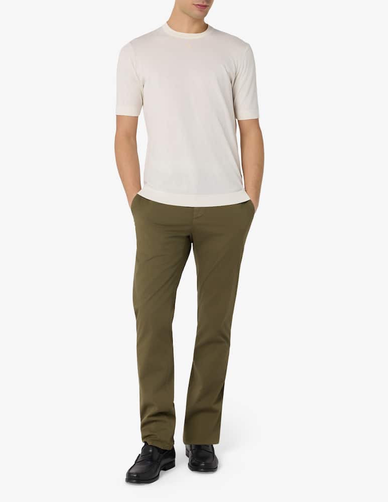 Filippo De Laurentiis T-shirt fit dritto crepe - immagine 2 Filippo De Laurentiis T-shirt fit dritto crepe - immagine 2