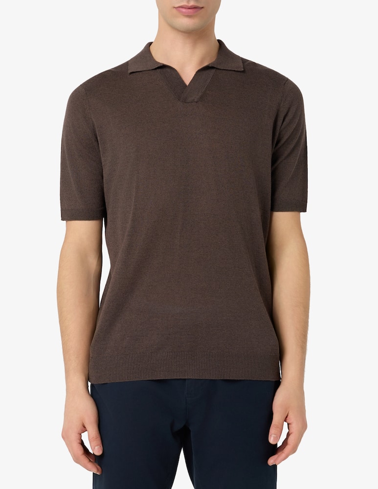 rinascente Filippo De Laurentiis Polo skipper in lino