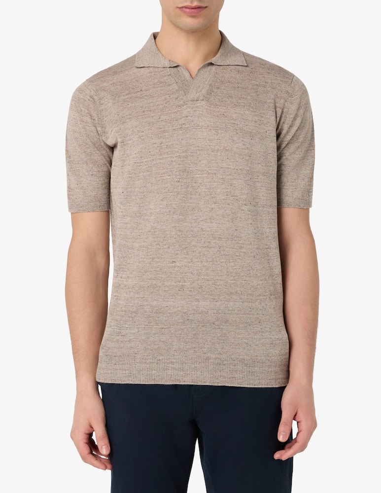 rinascente Filippo De Laurentiis Linen skipper polo