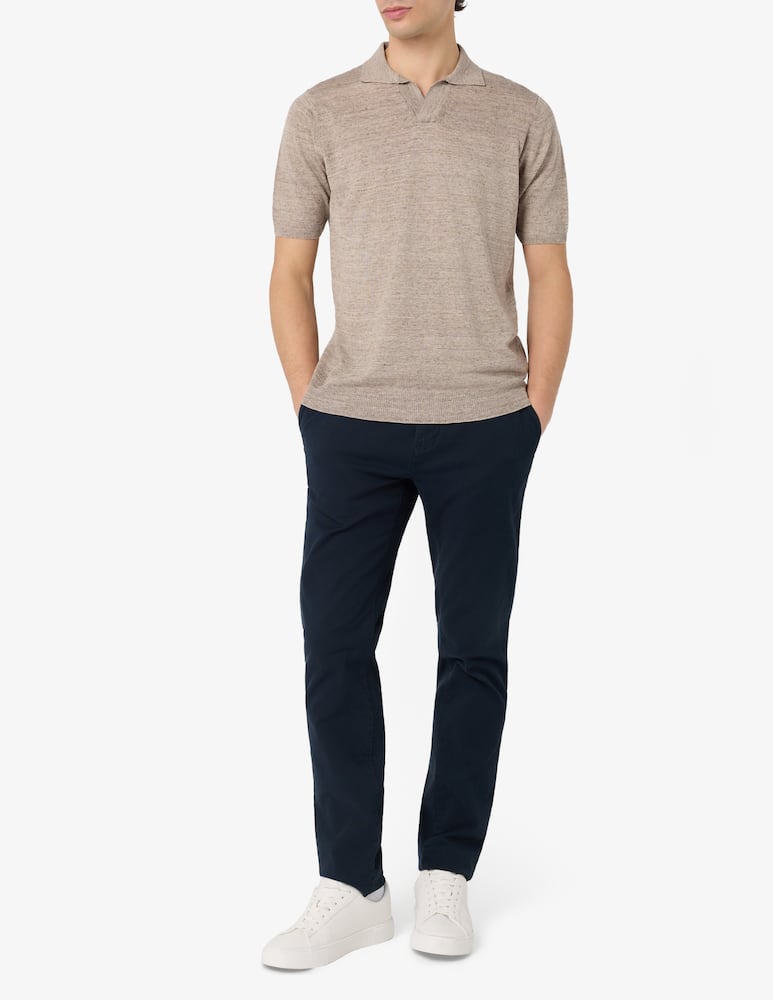 rinascente Filippo De Laurentiis Linen skipper polo