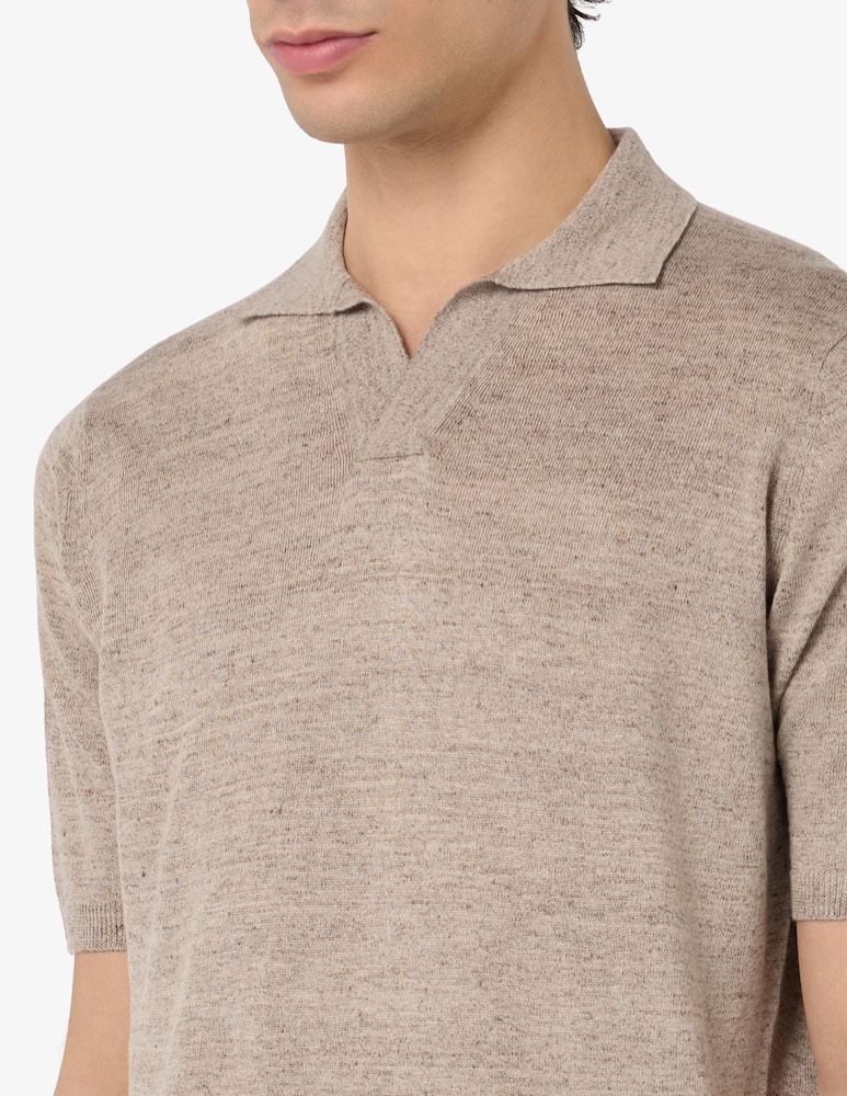 rinascente Filippo De Laurentiis Linen skipper polo